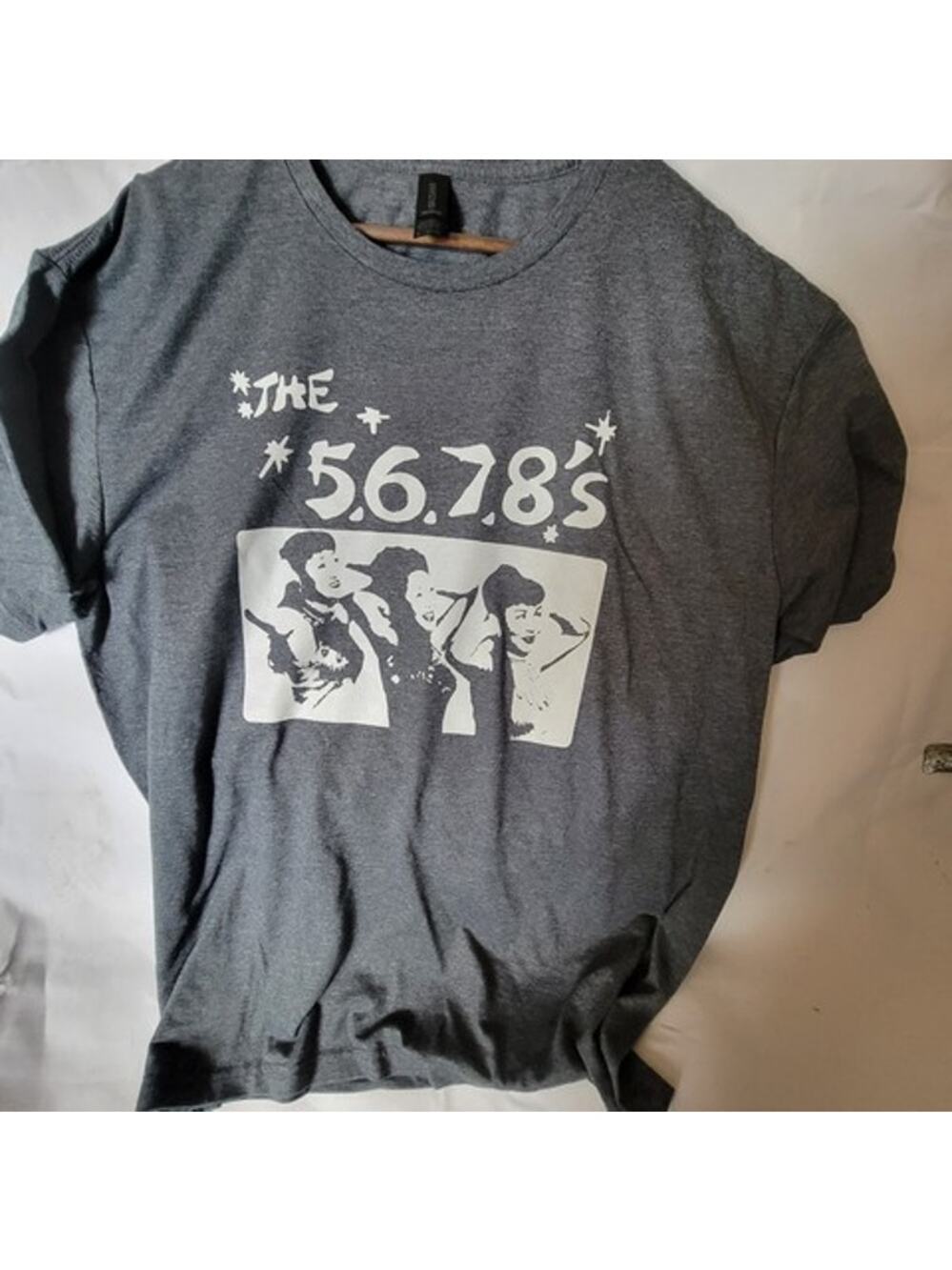 the 5678's  band t shirt  size xl heather gray